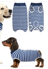 Recovery Suit for Dogs, Soft Dog Surgery Suit, Blue, Small