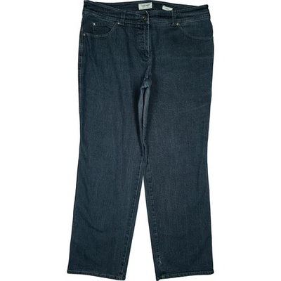 GERRY WEBER 46S L30 Jeans Hose d.Blau Damen Danny Straight high Rise Stretch W36 - Bild 1 von 4