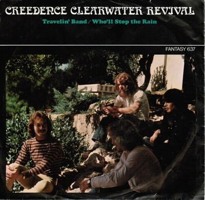 Creedence Clearwater Revival - Travelin' Band / Who'll Stop The Rain (7'') (Very 