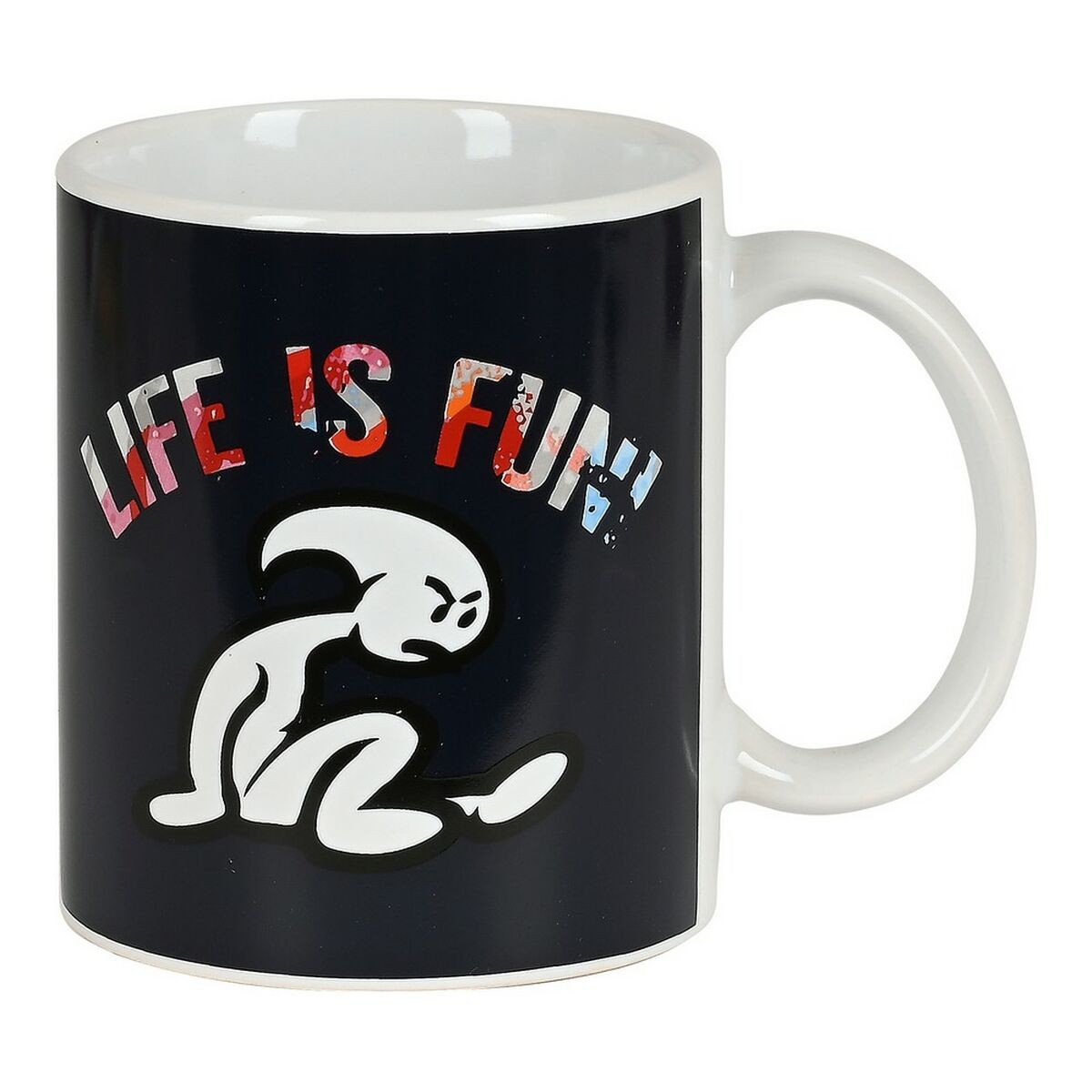 Tazza Mug El Niño Life is fun Ceramica Multicolore [350 ml]