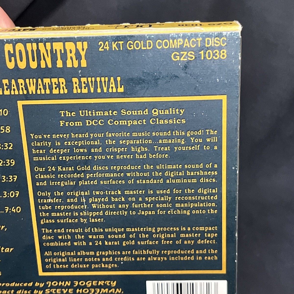 バイヨー・カントリー／CCR／DCC 24k GOLD CD／新品状態 Creedence Clearwater Revival Bayou Country CD 24KT GOLD