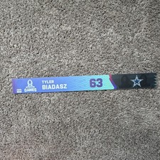 Tyler Biadasz Dallas Cowboys 2023 Pro Bowl Locker Room Nameplate Authenticated