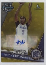 2023 Bowman U Chrome Prospect Yellow Refractor 65/75 Ashton Hardaway Auto 01ix