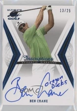 2012 Leaf Ultimate Blue Inscriptions /25 Ben Crane #BA-BC1 Auto