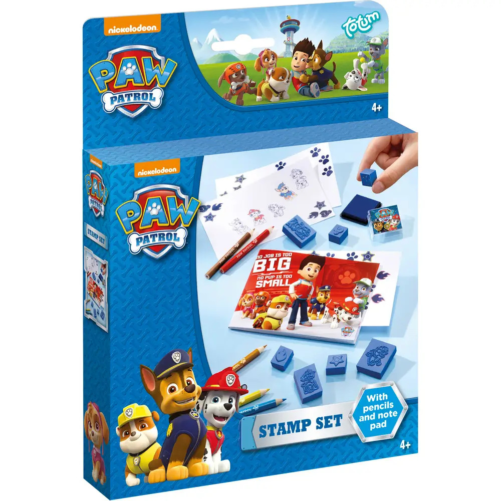 Totum Unisex Bunt Packung Mit 14 Stempeln + Filzstiften Patrulla Canina - Image 3