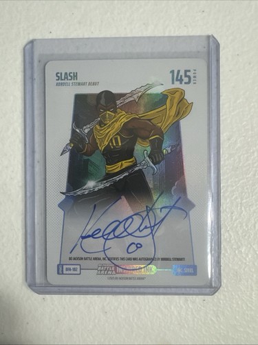 Bo Jackson Battle Arena BOBA Battle Foil Auto Slash Kordell Stewart BFA-182