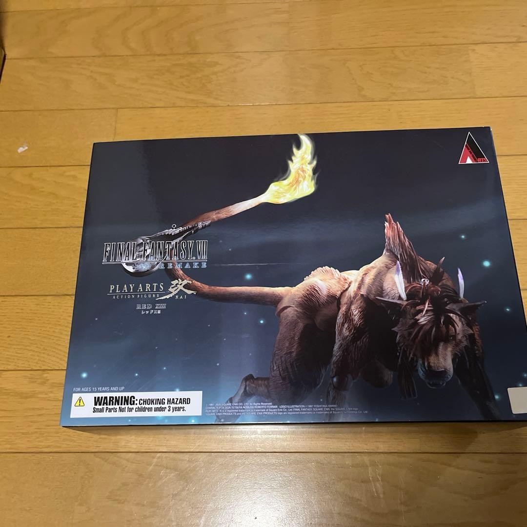 Final Fantasy VII Remake PLAY ARTS Kai Rojo XIII Figura PVC Cuadrado Enix Japón