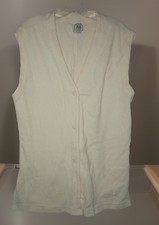 Vintage Speedo Vest Button Front Size Large Button Front