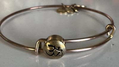 Alex and Ani Sacred Studs Om Gold Bangle Positive Energy Bangle Bracelet