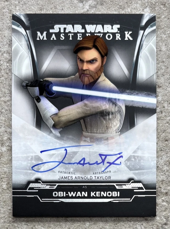 2019 Star Wars Masterwork Taylor As Obi-Wan Kenobi Autograph Auto  - Image 4 of 4