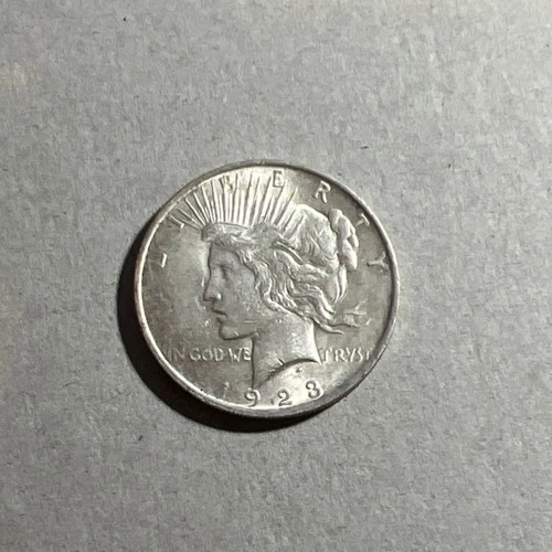 1923 Peace Dollar $1 Silver Coin Circulated Business Strike 0.9 Fineness