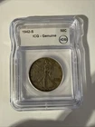 1942-S Walking Liberty Silver Half Dollar San Francisco ICG Genuine Silver 50C