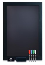 Magnetic Wall Chalkboard, Extra Large Size 20" x 30", Wood Frame, x 30"
