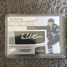2018-19 Upper Deck Engrained - Rookie Signature Shots Kristian Vesalainen   /249