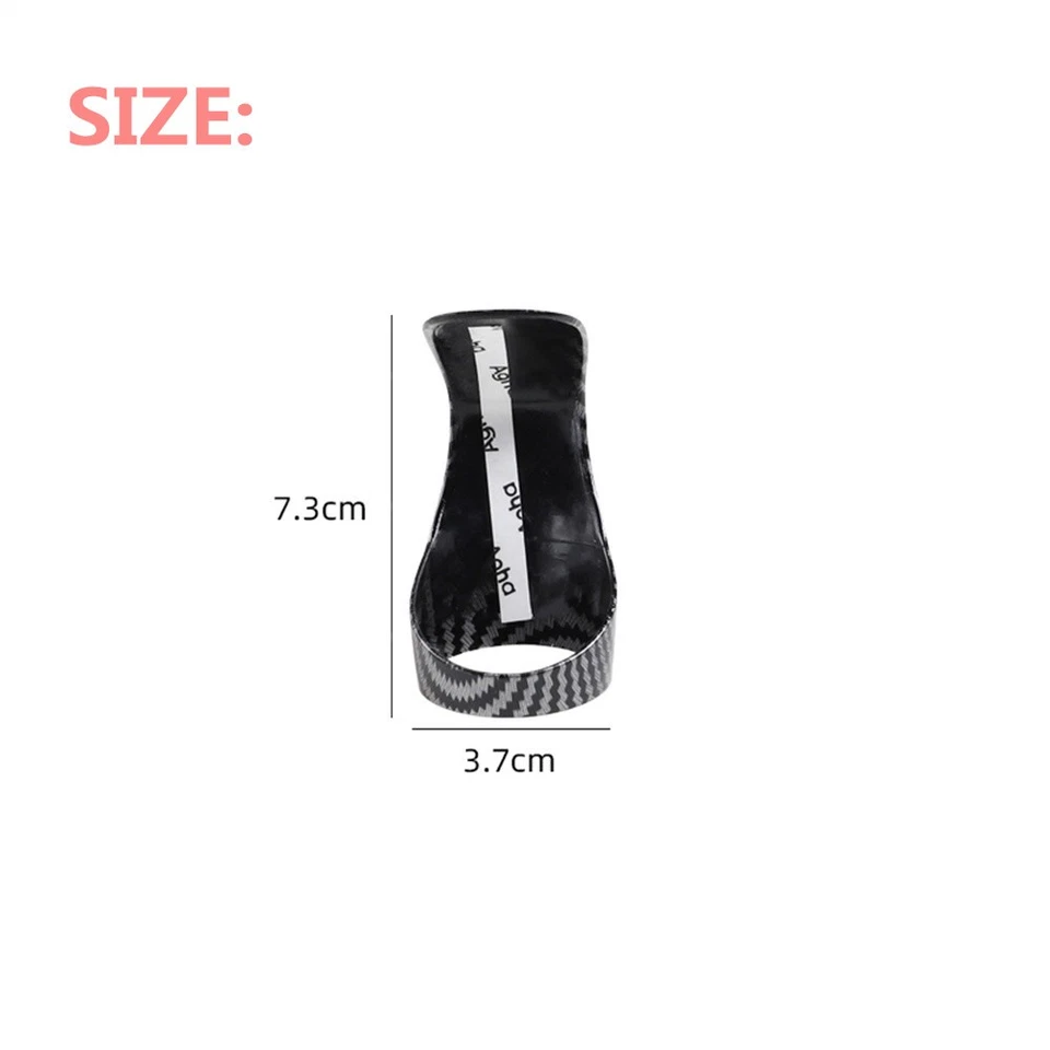 Cubierta de ajuste de perilla de cambio de coche de fibra de carbono para Lexus GS200t GS350 GS450h 2016-2018 Foto 4 de 4