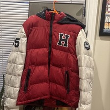 Tommy Hilfiger Puffer Jacket Men s M Hooded L...