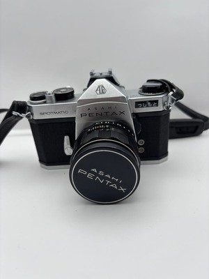 Asahi Pentax Spotmatic 35mm Film Camera with Super-Takumar 55mm f/1.8, Manual