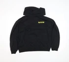 Pulp Fiction Black Hoodie Small Women Unisex Miramax Graphic Print