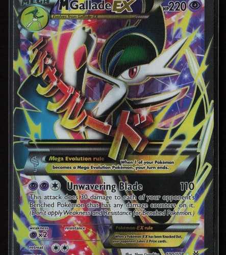 M Gallade EX 100/108 Ultra Rare Roaring Skies Pokemon Holo