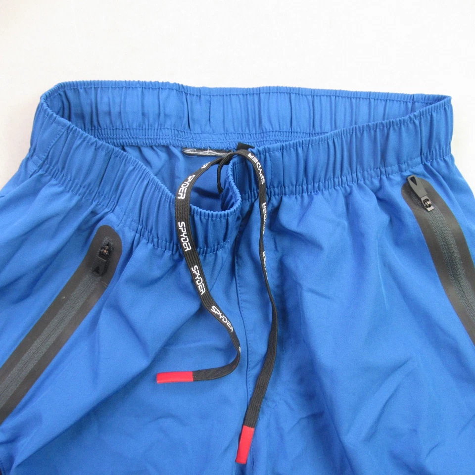Pantalones Cortos Spyder Para Hombre Medianos Entrenamiento Exterior Ligeros Ropa Activa Azul Informal Foto 2 de 4