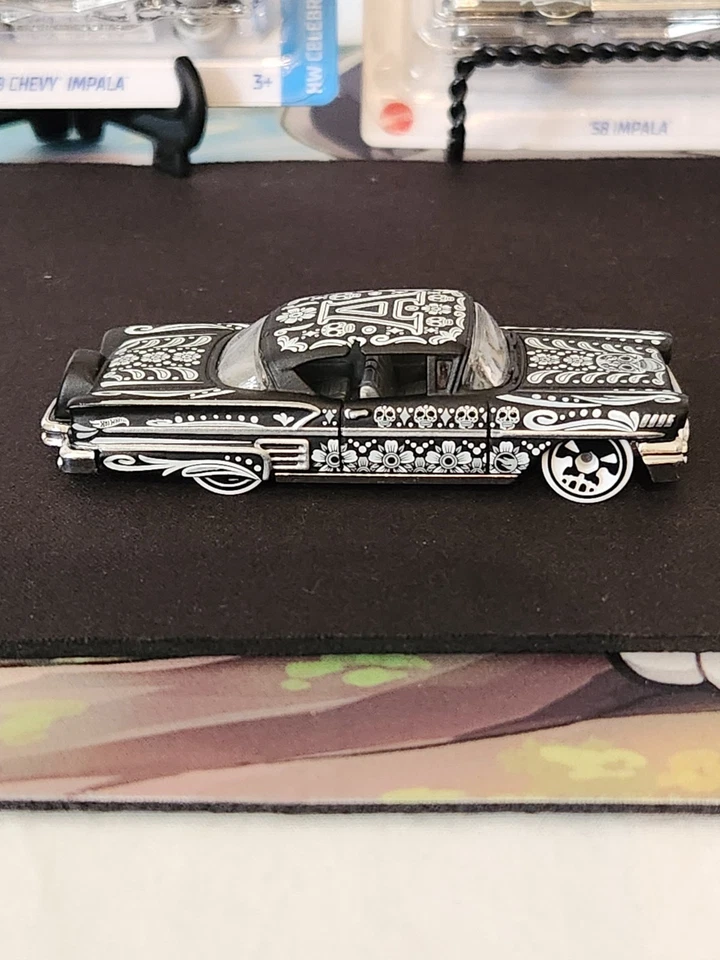 HotWheels 2-58, 59 Chevy Impala Treasure Hunt. 1 CUSTOM Wheel Swap Free Shipping - Image 4 of 4