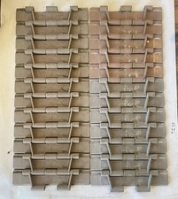 LOT OF 2 Rexnord Table Top Chain LF821-K750 7.5 W X 18 L