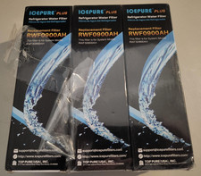3 Icepure Plus RWF0900AH Refrigerator Water Filter Maytag Whirlpool Kenmore