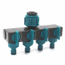 4 Way Hose Splitter Hose Splitter 4 Way DN20 DN25 FNPT Tap Connectors with 1/...