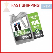 Mobil 1 Advanced Fuel Economy Full Synthetic Motor Oil 0W-20, 5 Quart 33.70 per gallon