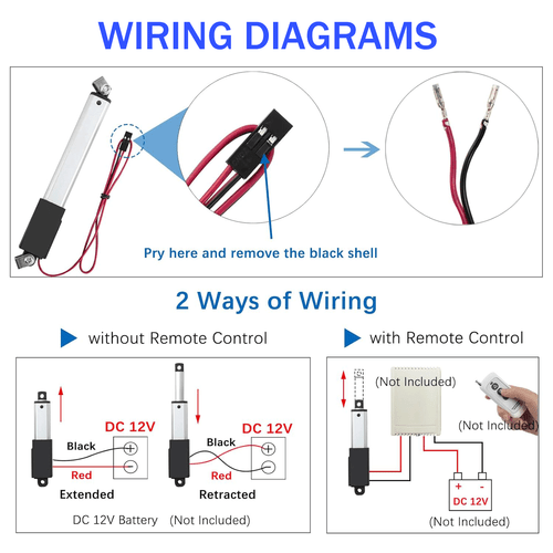 12V 30mm 50mm Micro Linear Actuator High Speed 30mm/s Linearantrieb Robotics VR - Picture 3 of 22