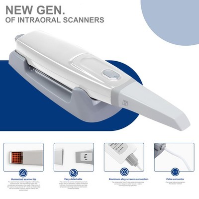 Dental Intra-oral Scanner 3D Real-time Display Software AI Scanning arch 20um