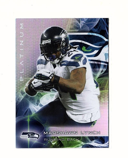 Marshawn Lynch 2015 Topps Platinum #91 Seattle Seahawks
