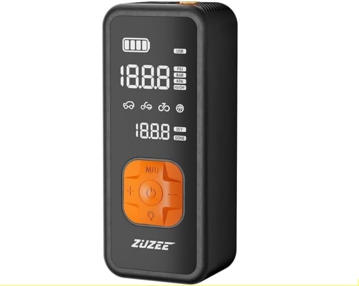 Zuzee Z1 Tire Inflator Cordless Air Compressor 150PSI 20000mAh