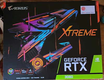 AORUS Xtreme NVIDIA GeForce RTX 3080 10GB GDDR6X RGB DLSS (MAKE AN OFFER!)