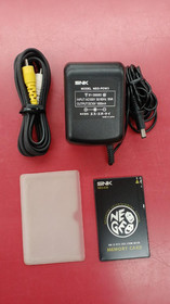 Neo Geo AES Console NEO-0 SNK Joystick Controller AC Adapter Tested Japan
