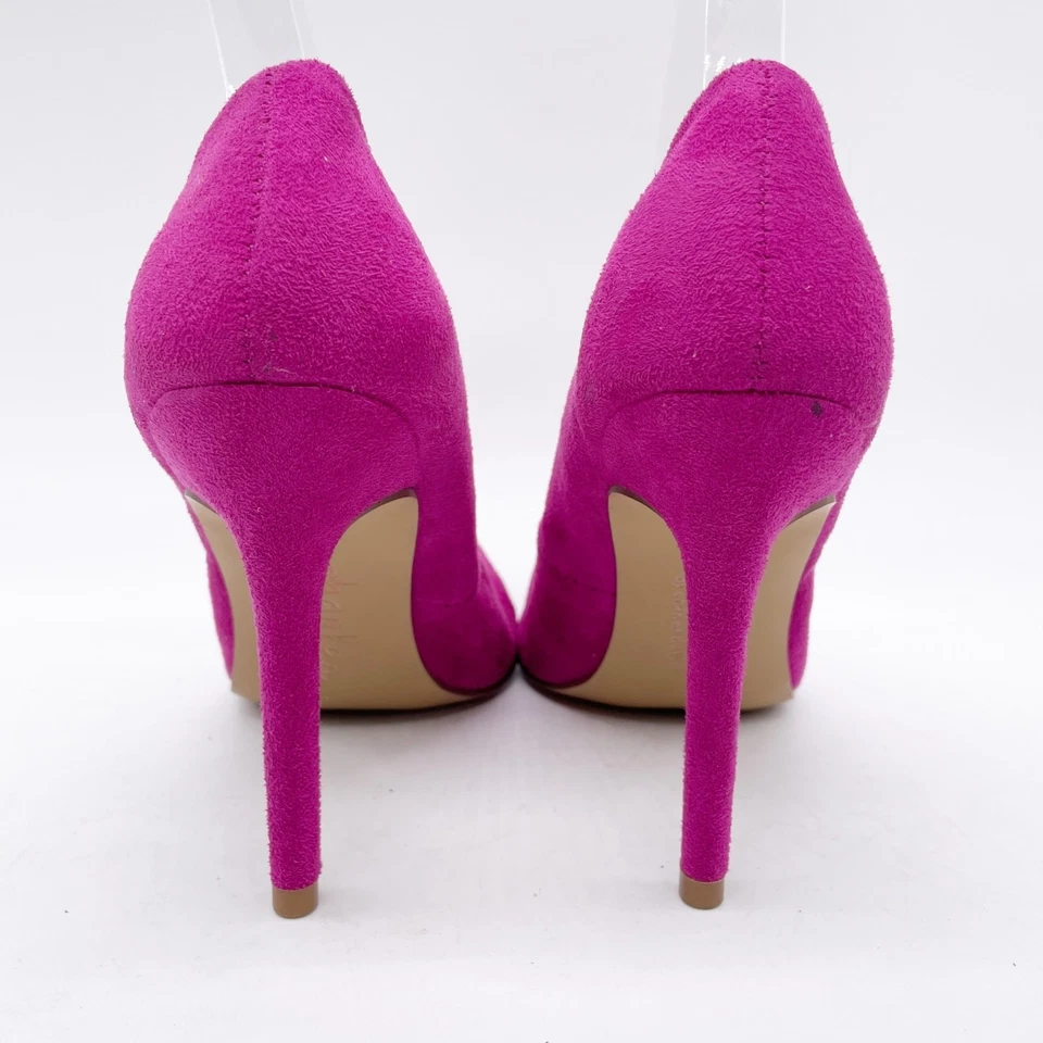 Zapatos de salón Charles By Charles David para mujer Pact rosa fucsia gamuza punta talla Foto 2 de 4