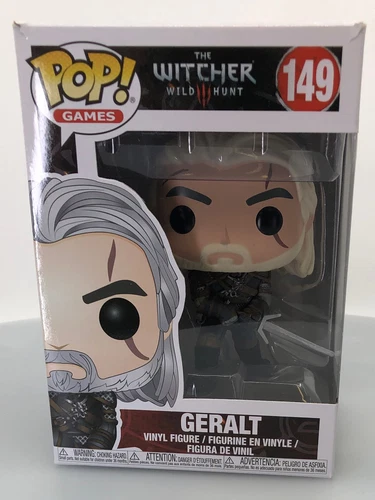 Funko POP! Games Witcher Geralt #149 Vinyl Figure DAMAGED BOX SEE PICS
