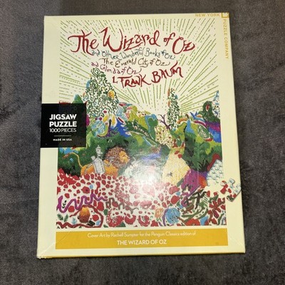 New York Puzzle Company 1000 Teile Puzzle Zauberer von Oz Frank Baum