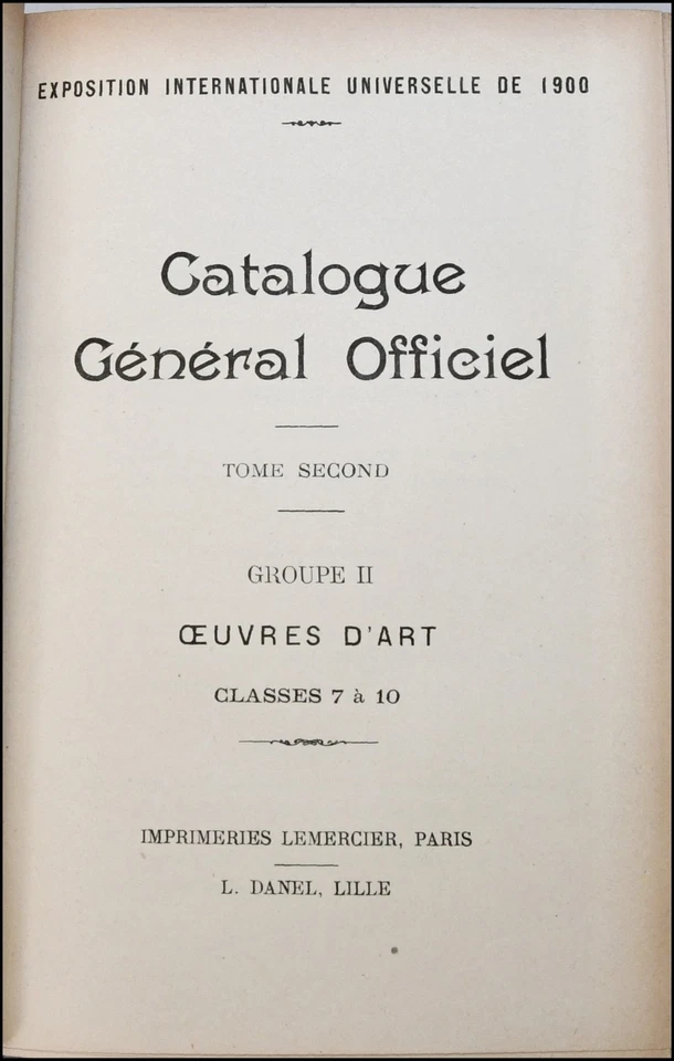 EXPOSITION UNIVERSELLE 1900 - CATALOGUE GÉNÉRAL OFFICIEL (20 vol.) Reliure GRUEL - Photo 3/4