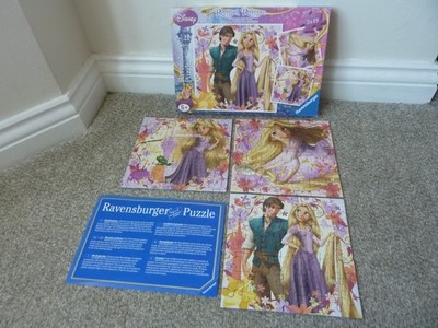 Ravensburger Disney Rapunzel 3x49 Teile Puzzle guter Zustand - vollständig