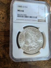 1885-O $1 Morgan Silver Dollar MS 66 Lustrous