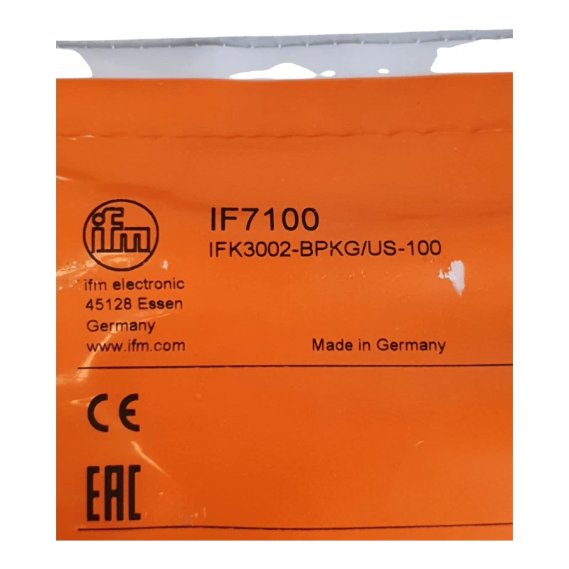 IFM ELECTRONIC IF7100 Inductive Sensor IFK3002-BPKG/US-100 - Image 2 of 4
