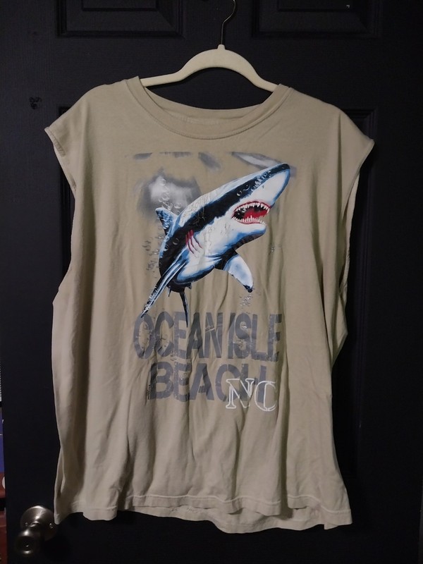 Ocean Isle Beach NC Shark Tank Top Mens XL