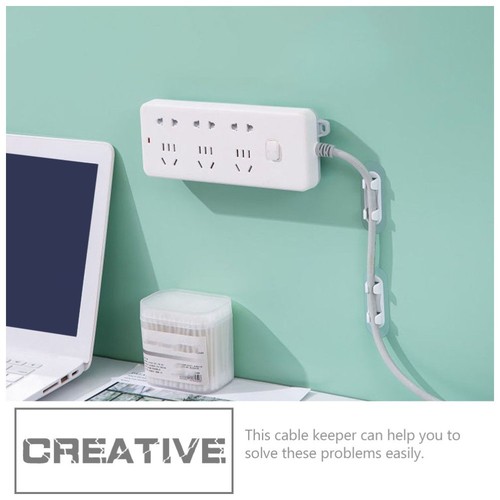 10 Pcs Self-adhesive Wire Manager Cable Storage Organiser Supply Clip - Afbeelding 2 van 12