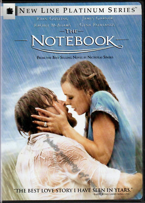 The Notebook - Ryan Gosling, Rachel McAdams (DVD 2004) Very Good Condition