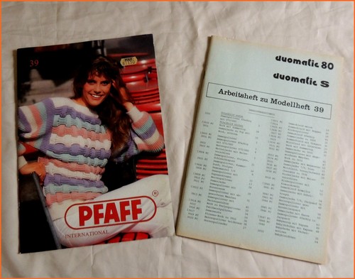 Pfaff Arbeitsheft+ Modellheft geeignet für Pfaff & Passap strickmaschine (10S24) - Picture 11 of 34