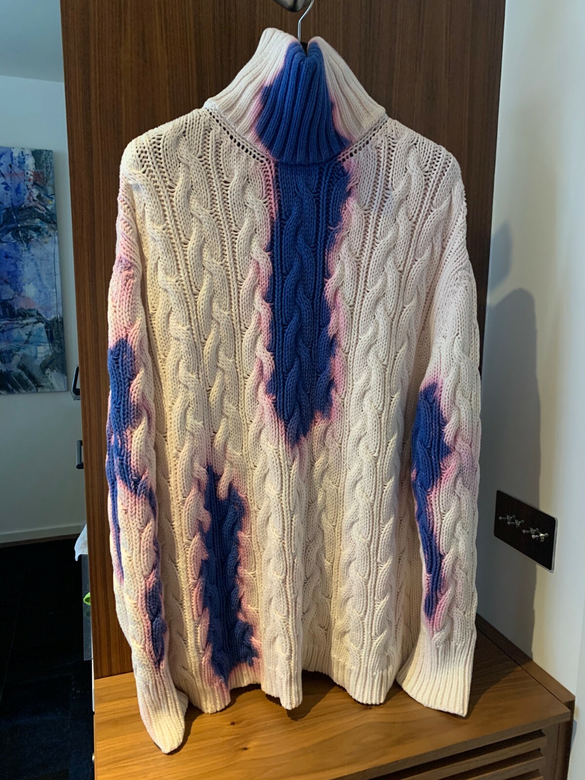 BALENCIAGA OVERSIZE BLEACHED COTTON 