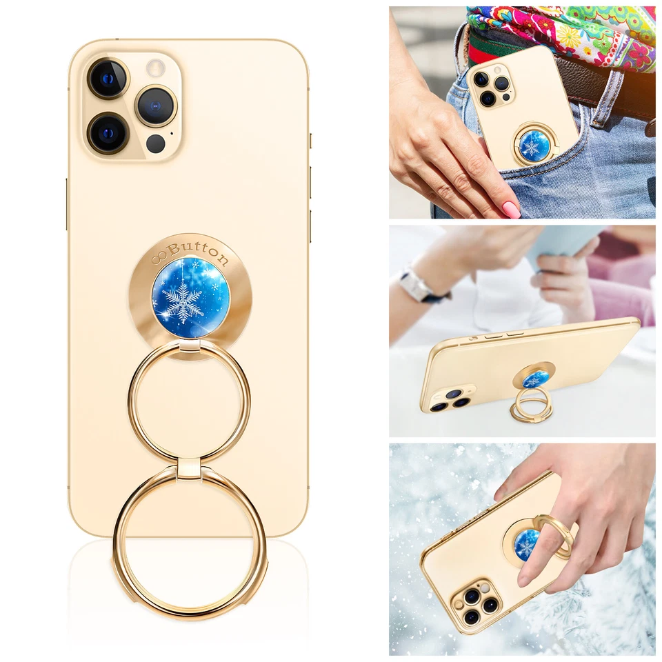 360° Rotating Finger Ring Stand Holder For Cell Phone - Image 2 of 4