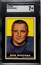 1961 Topps Bob Mischak Card #153 SGC NM 7