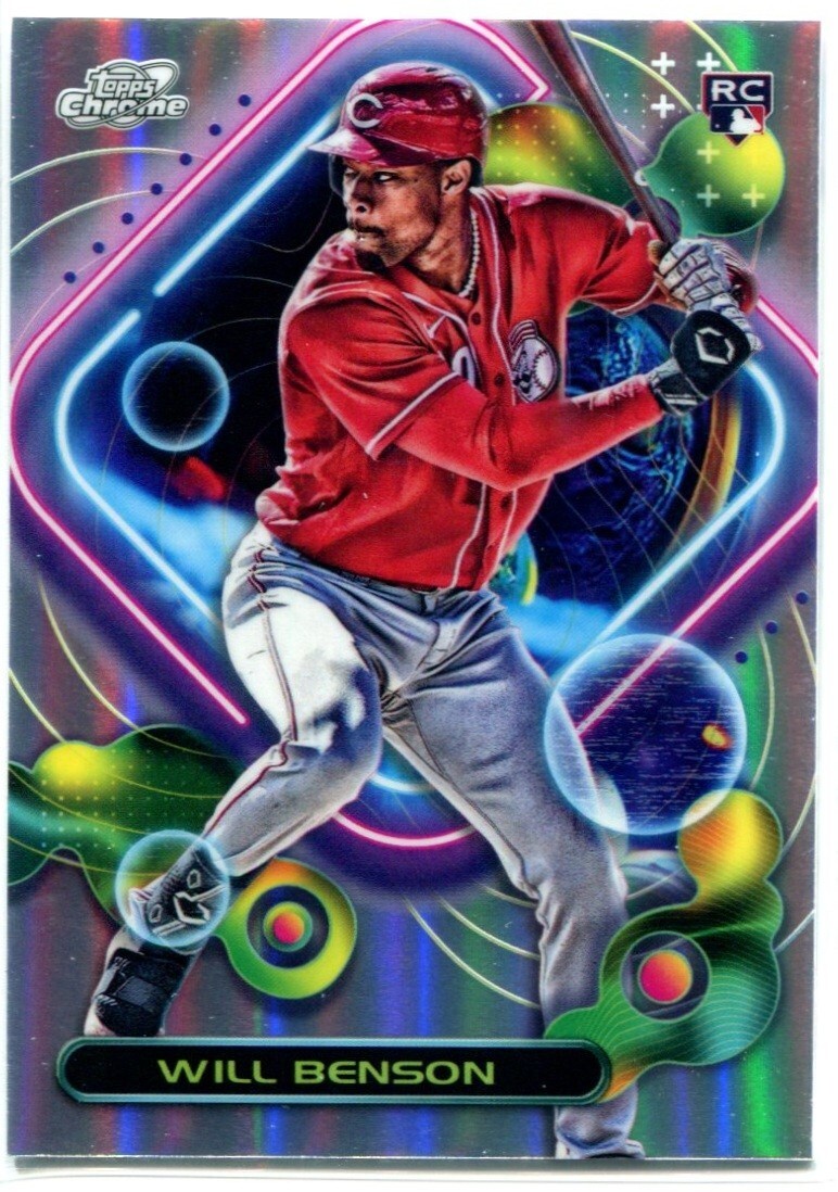 WILL BENSON 2023 Topps Chrome Cosmic REFRACTOR Rookie RC #200